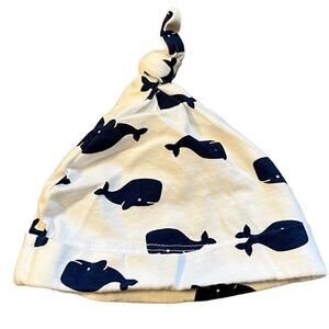 Mighty Goods Blue Whale Baby Knot Hat 9 months